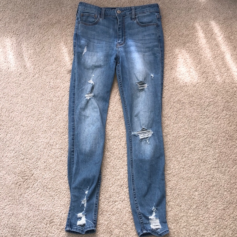 Hollister light blue skinny jeans 3R